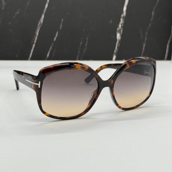 NEW TOM FORD TF919 55B WOMEN ROUND SUNGLASSES TOM FORD CHIARA-02 FT0919/S 55B - Picture 5 of 11